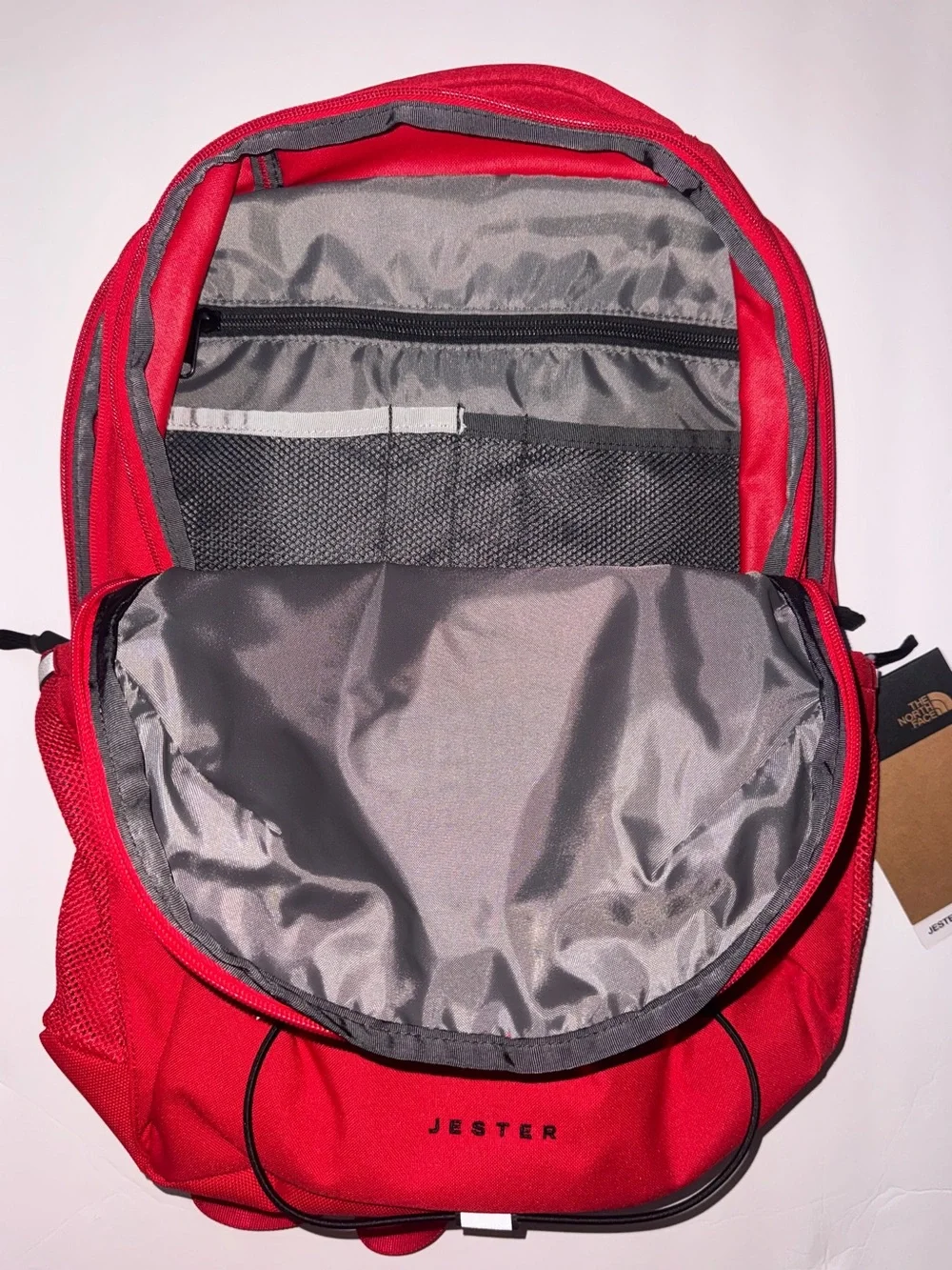 The North Face Jester Backpack Red NWT Laptop School Travel Bookbag
